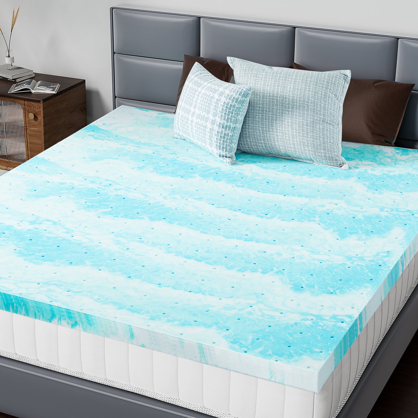 Cooling Memory Foam Bed Topper