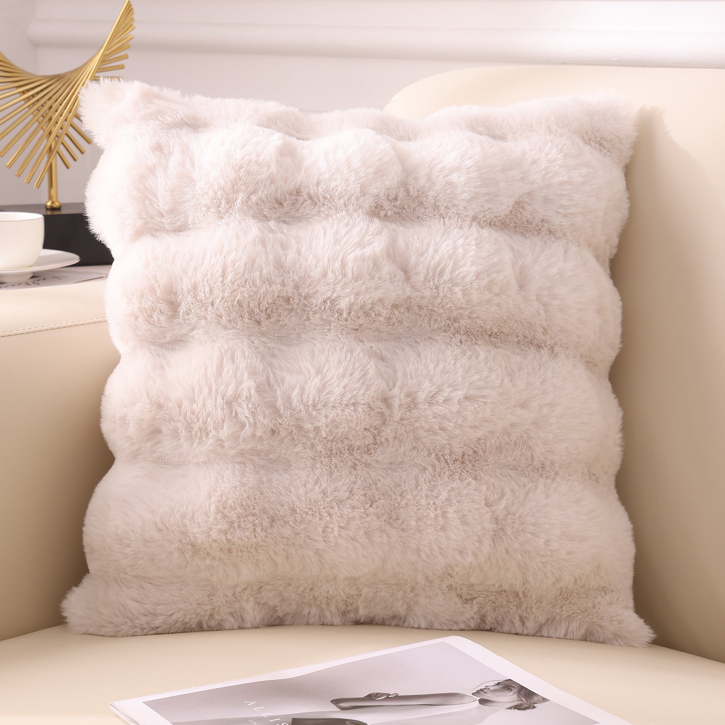 Plush Throw Pillowcase