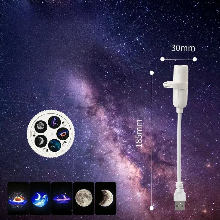 360° Rotating Starry Sky Projection Lamp
