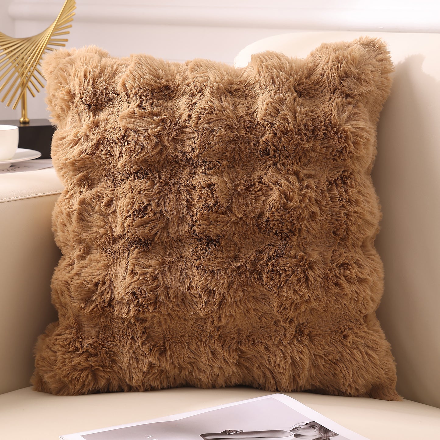 Plush Throw Pillowcase