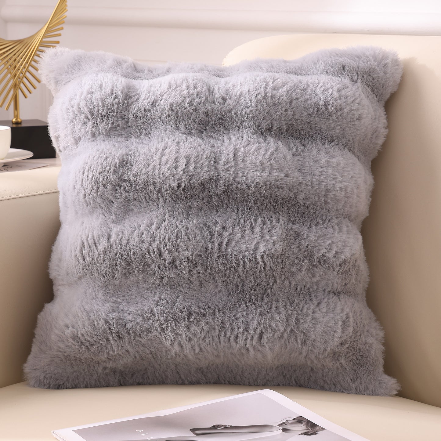 Plush Throw Pillowcase