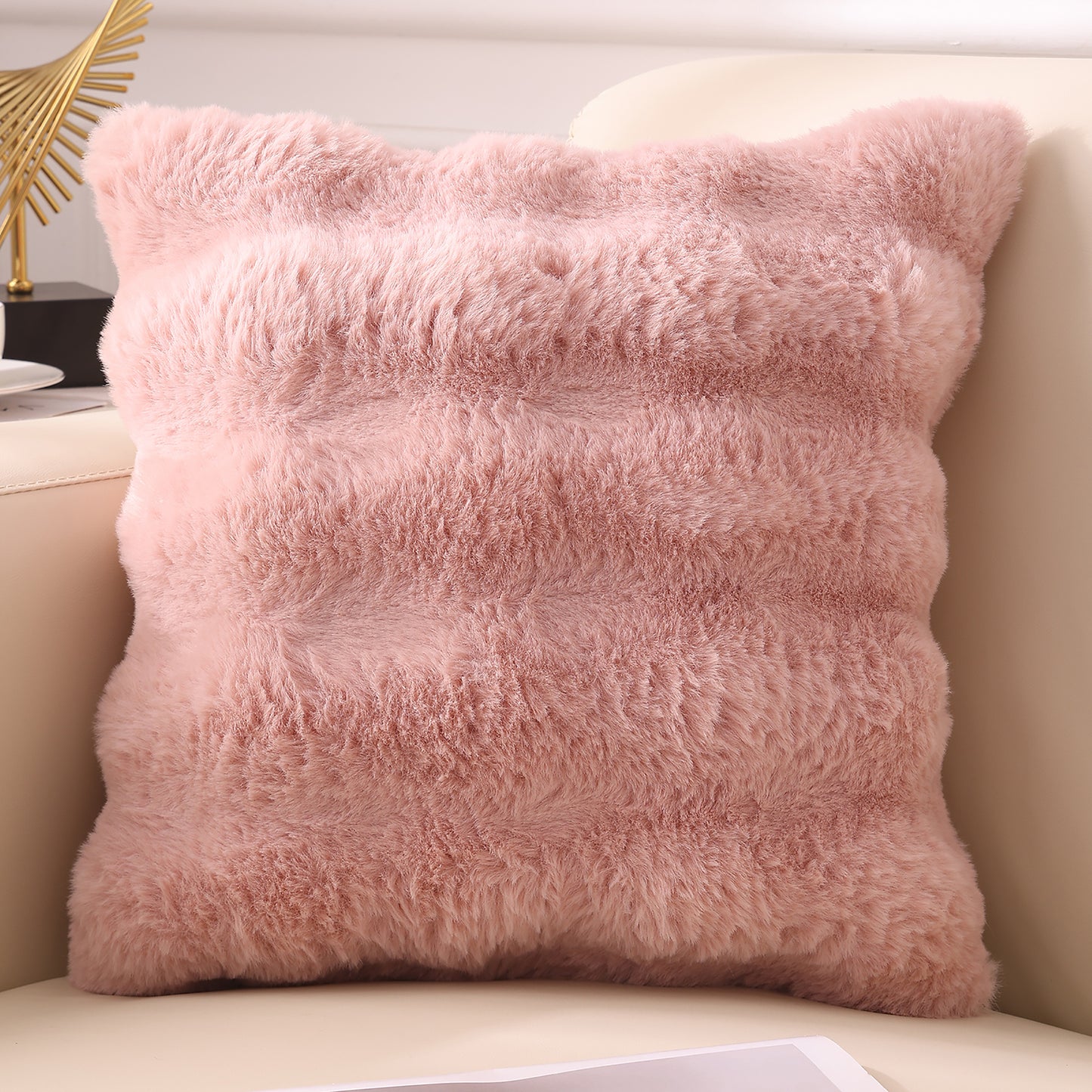 Plush Throw Pillowcase